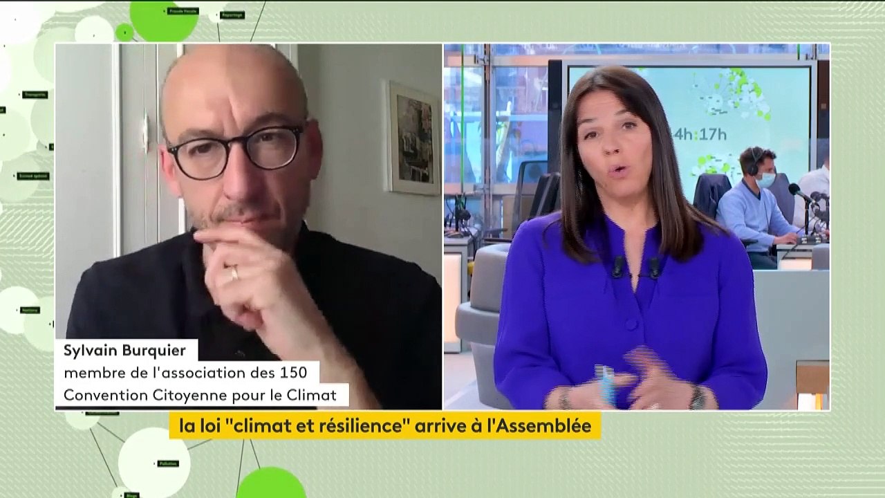 Loi Climat : "Nous ne sommes pas au rendez-vous", estime Sylvain Burquier, de la Convention citoyenne