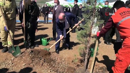Kahramanmaraş’ta bin adet fidan toprakla buluştu