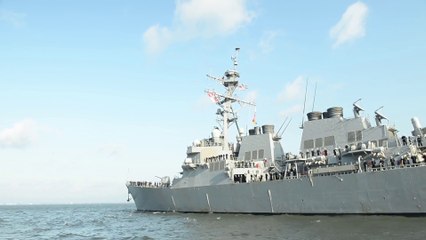 USS Arliegh Burke Departs Naval Station Norfolk