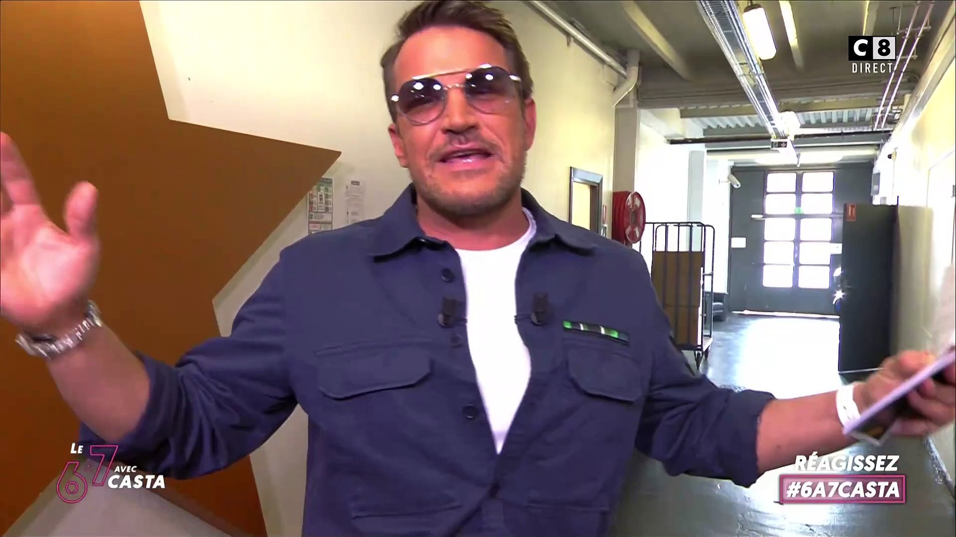 Le 6 A 7 Avec Casta Benjamin Castaldi avec des lunettes dans le "6 à 7 avec Casta" sur C8 -  Vidéo Dailymotion