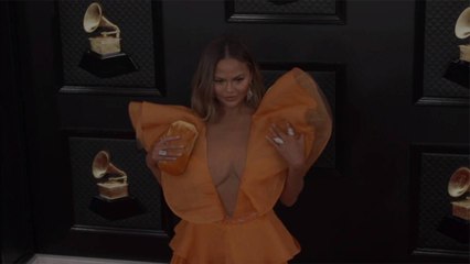 Chrissy Teigen Has Long Silver Hair Now