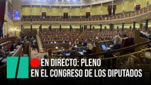 EN DIRECTO: Pleno en el Congreso de los Diputados