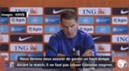 Pays-Bas - Ronald de Boer annonce la couleur : "Marquer au moins cinq buts à Gibraltar"