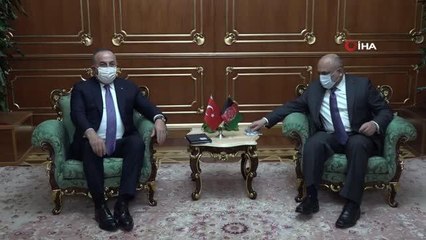 Son dakika: - Bakan Çavuşoğlu, Tacikistan'daki Türk vatandaşları ile bir araya geldi