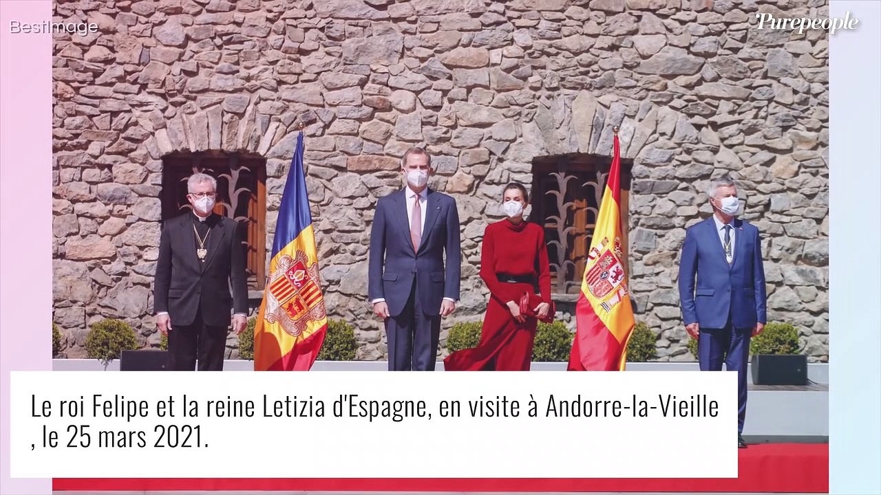 Letizia d'Espagne lookée et musclée : bustier à plumes et Manolo Blahnik au bras de Felipe