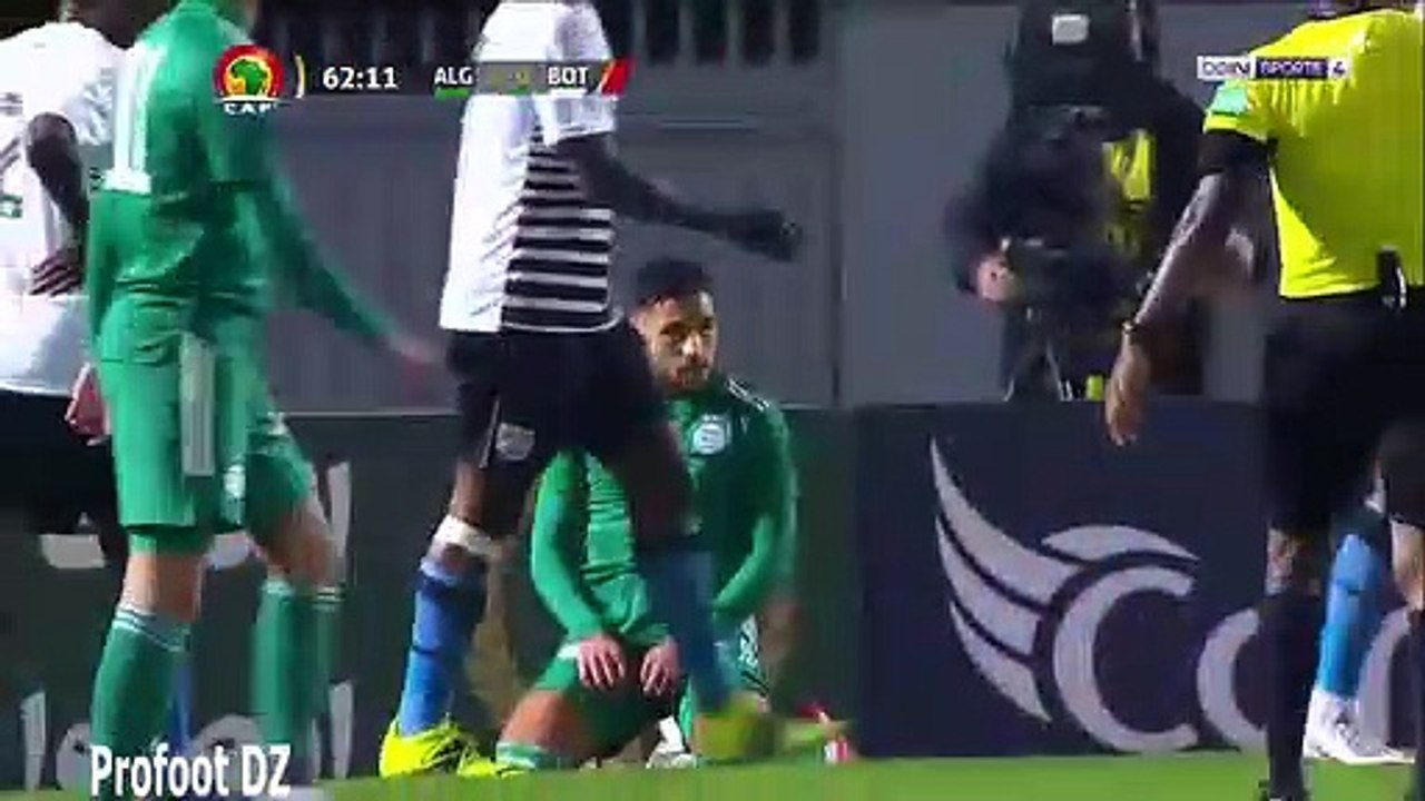 جميع أهداف مباراة الجزائر وبوتسوانا (5-0) Algérie Botswana