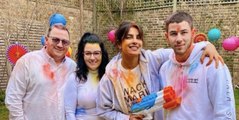 Priyanka Chopra and Nick Jonas Celebrated Holi with His Parents