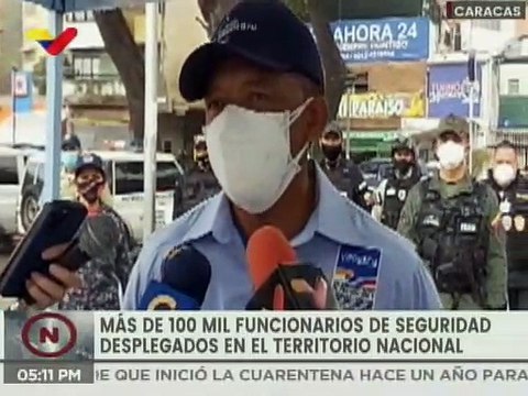 Más 100 mil funcionarios de seguridad desplegados en el país durante la cuarentena radical