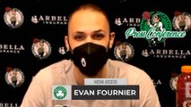 Evan Fournier Makes His Celtics Debut