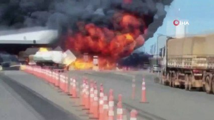 Deodorant yüklü kamyon patladı: 4 ölü, 8 yaralı