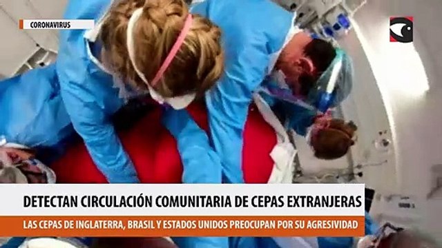 Detectaron la circulación comunitaria en Argentina de las cepas de Inglaterra, Brasil y Estados Unidos