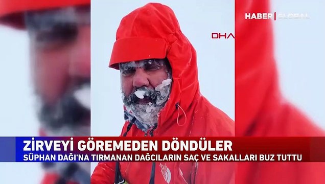 Tipiye yakalanan dağcılar zirve yapamadan döndü