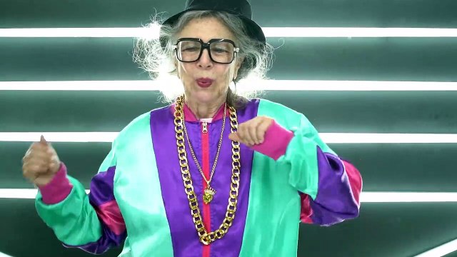 Is this Old Lady Having Hot Flashes or Dancing to Hot Flashes