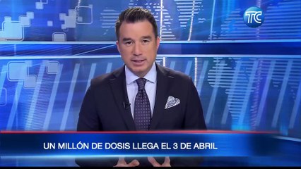 Un millón de vacunas llegará al Ecuador en los próximos días