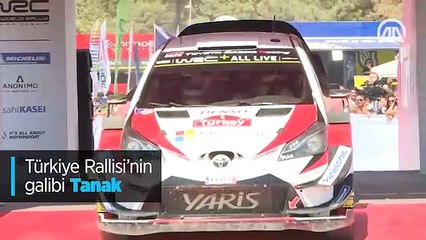 Türkiye Rallisi'nin galibi Tanak