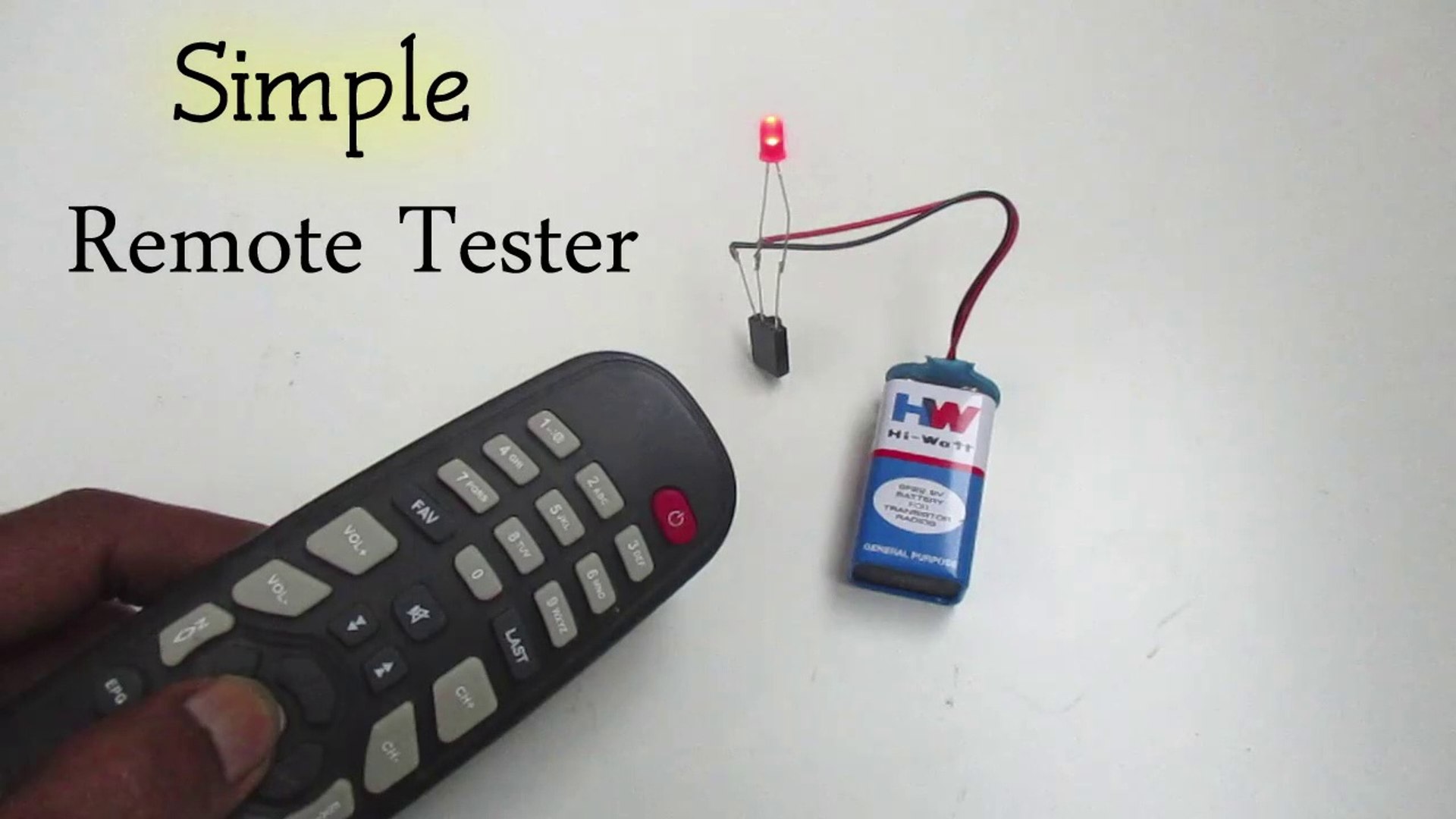 DIY Remote Control Tester | How to Make A Simple IR Remote Control Tester |  Homemade Remote Tester - video Dailymotion