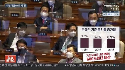 내년 예산 600조대 예상…"재정준칙 입법 노력"