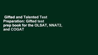 Gifted and Talented Test Preparation: Gifted test prep book for the OLSAT, NNAT2, and COGAT