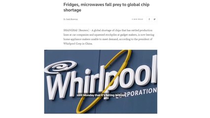 반도체 칩 부족으로 가전업체도 생산 차질 / YTN
