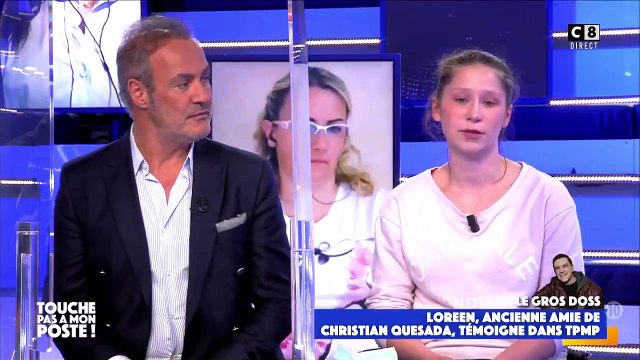 Une jeune fille révèle dans Touche pas à mon poste sa relation avec Christian Quesada : Il m'a mis son doigt sur la bouche, essayé de m'embrasser puis ma envoyé une photo de son zizi