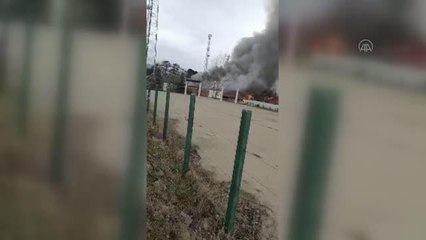 Son dakika haberleri... Mobilya atölyesinde yangın