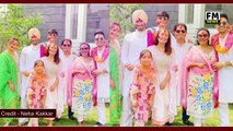 Neha Kakkar First Holi Celebratewith Rohanpreet Singh,Tony Kakkar & Familys - FM News