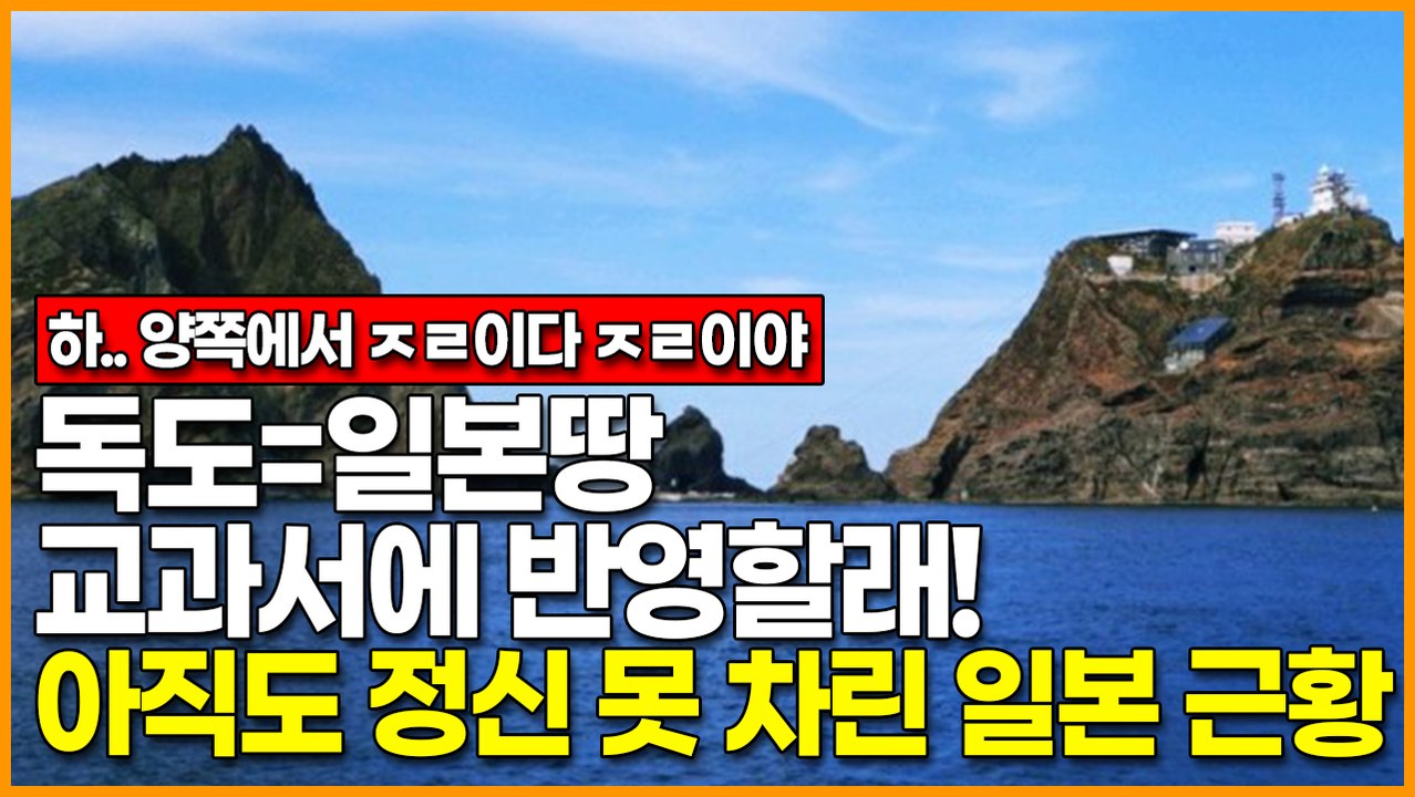 하.. 일본 선 넘네?"독도=일본땅, 교과서에 반영할거야!" 아직도 정신 못차린 일본 근황