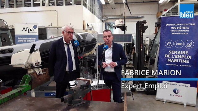 Jean-Charles Blanc, Directeur territorial de Pôle Emploi, les belles perspectives d’emploi dans le secteur de la mer