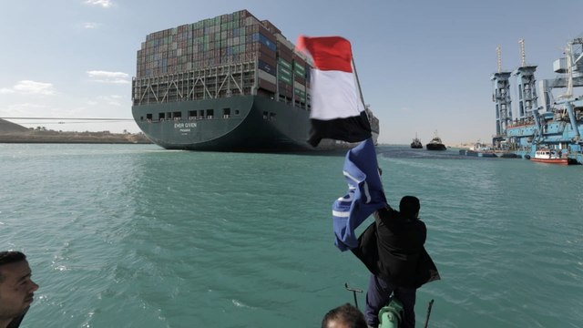 Traffic in Suez Canal resumes after stranded ship refloated