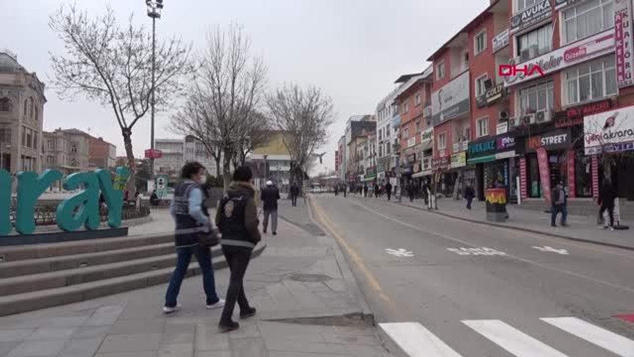 Aksaray'da lokanta ve kafeler yüzde 50 kapasiteyle açıldı