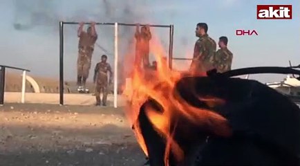 ÖSO askerleri cepheye böyle hazırlanıyor!