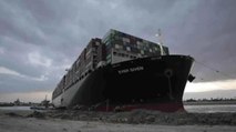 Giant ship blocking Suez Canal refloated