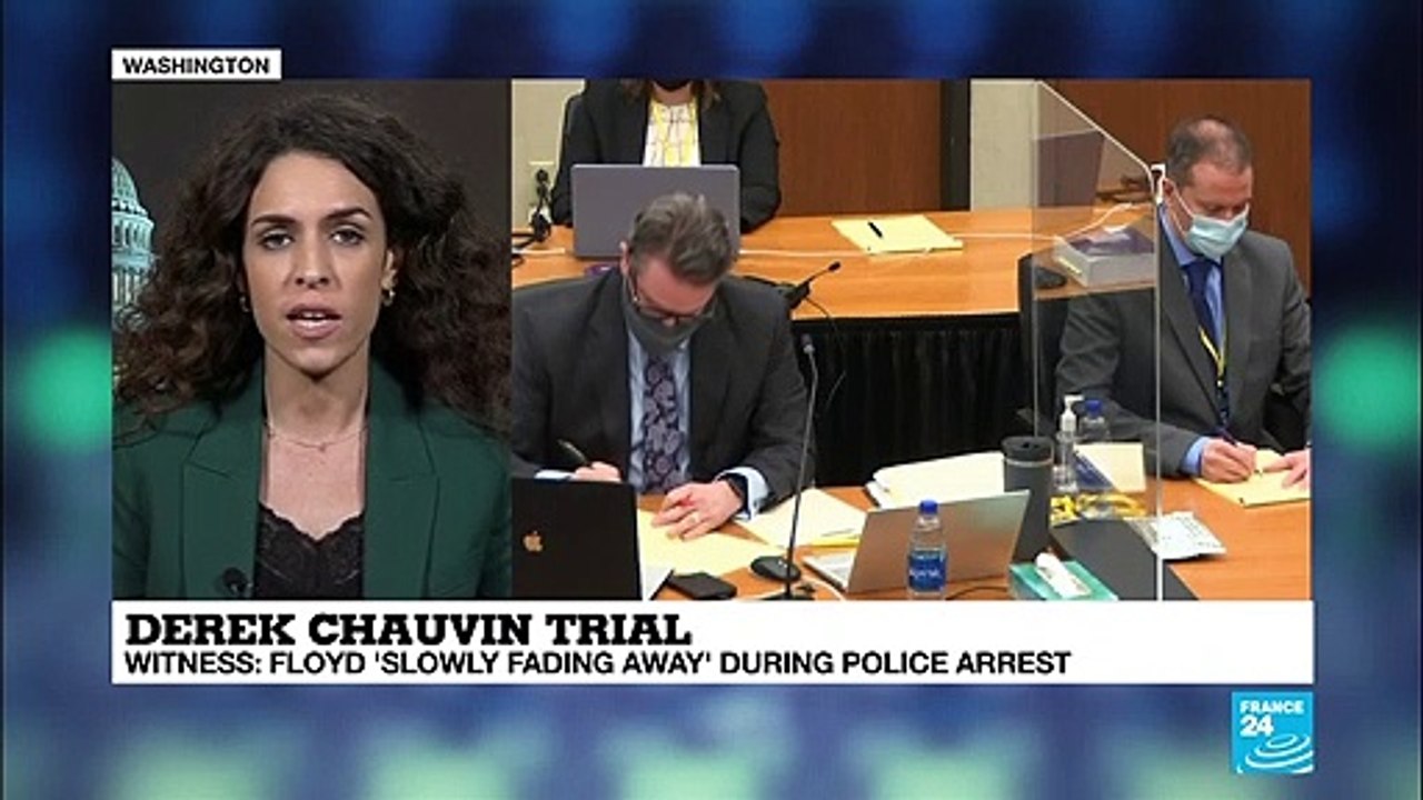 Jurors shown video at ex-officer's trial in Floyd's death