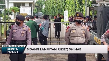 Penjagaan Ketat Sidang Rizieq Shihab