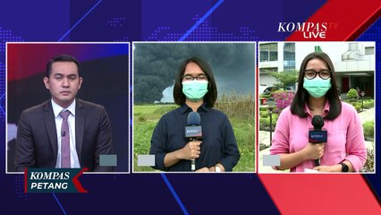 Situasi Terkini: Api Kilang Minyak Balongan Masih Berkobar