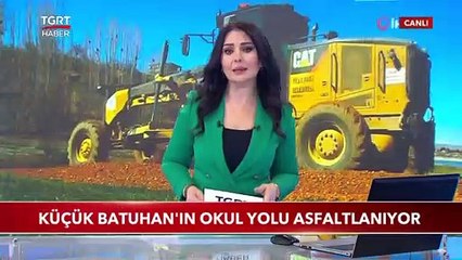 Küçük Batuhan'ın Okul Yolu Asfaltlanıyor