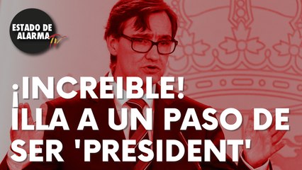 ¡Increible¡ El socialista Salvador Illa estaría a un paso de convertirse en presidente de Cataluña