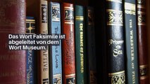 Facsimile  Bedeutung, Definition & Erklärung -Media Exklusiv GmbH