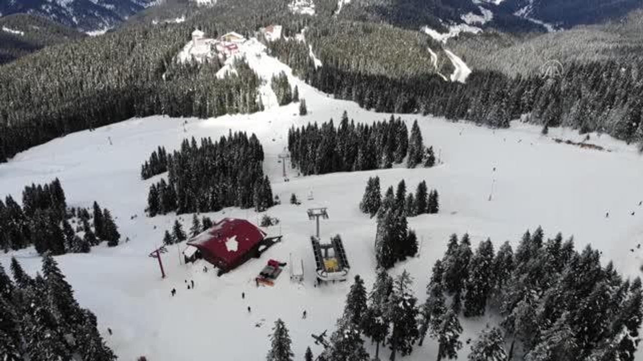 KASTAMONU - "Anadolu'nun yüce dağı" Ilgaz beyaz örtüsüyle de büyülüyor