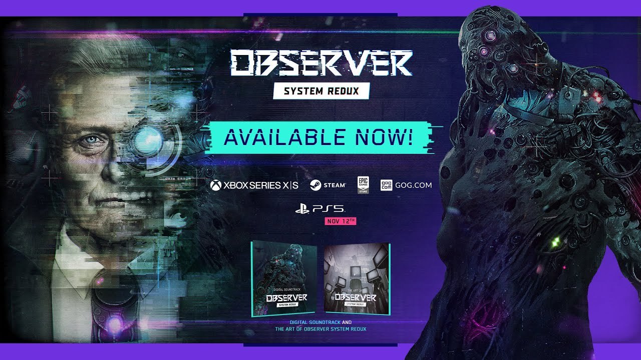 Observer System Redux - Tráiler de lanzamiento