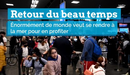 Énormément de monde veut se rendre à la mer pour profiter du soleil