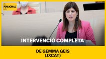 Intervenció completa de Gemma Geis (JxCat)
