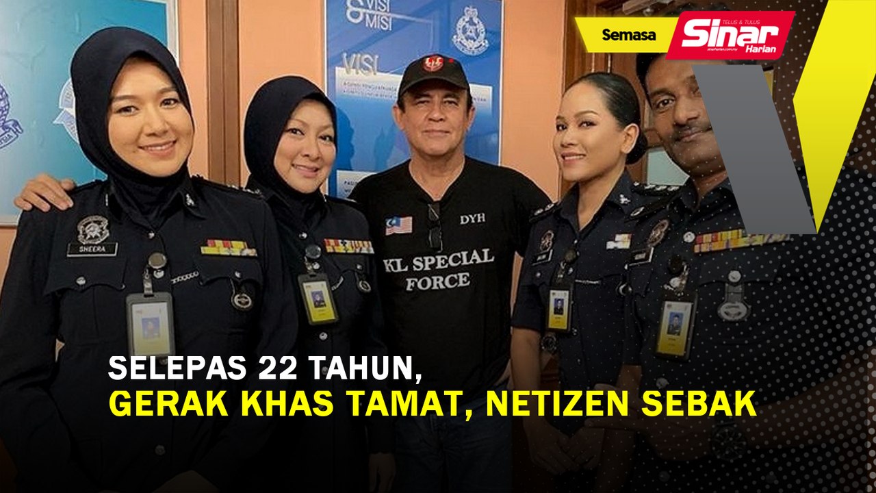 Selepas 22 tahun, Gerak Khas tamat, netizen sebak