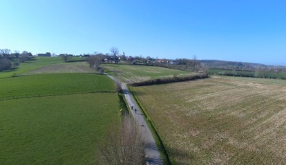 Tour des Flandres: le Vieux Quaremont vu du ciel