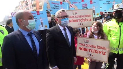Niğde Valisi Yılmaz Şimşek, yayalar için kırmızı çizgiyi çizdi