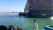 Cargo ship EVERGREEN stuck in Suez Canal, blocking traffic! Now Ever Given is Moving