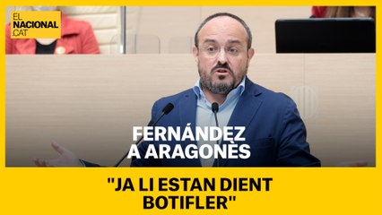 Fernández a Aragonès: "Ja li estan dient botifler"