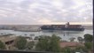 Des navires traversent enfin le canal de Suez après sa réouverture