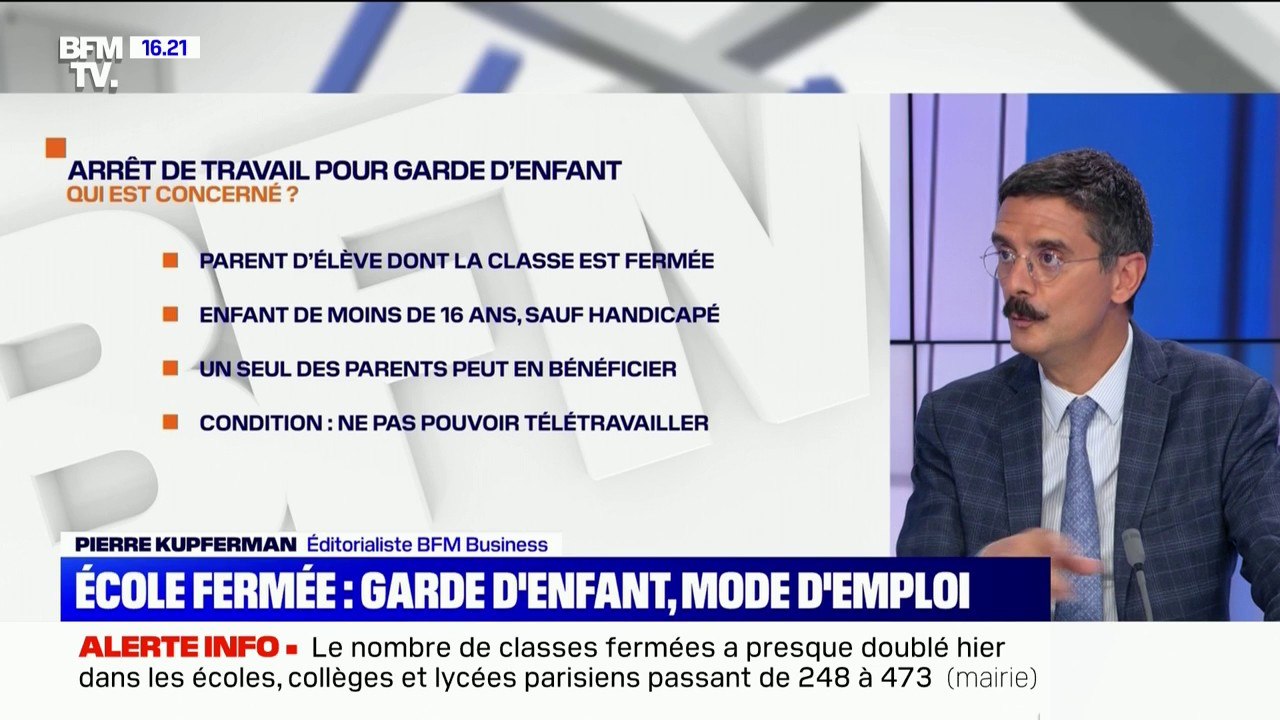 Classes fermées: comment bénéficier du chômage partiel pour garder vos enfants?