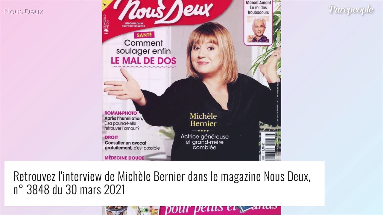 Michèle Bernier, toujours très proche de son ex Bruno Gaccio, père de ses deux enfants : "C'est important"